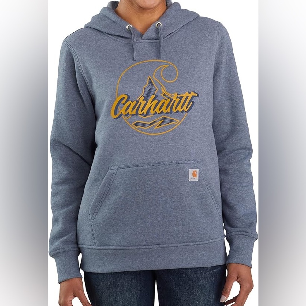 Carhartt Women's Relaxed Fit Midweight Logo Graphic Sweatshirt